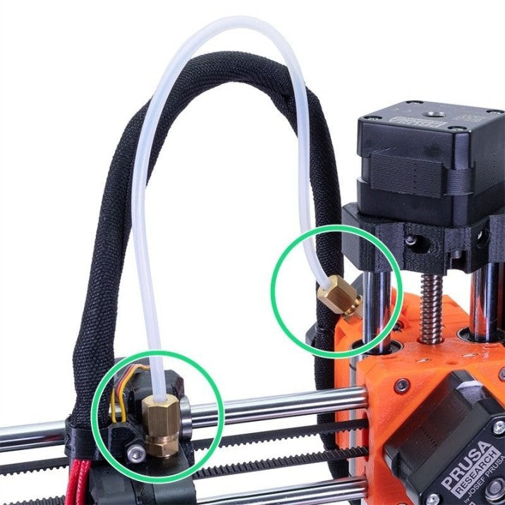 Prusa Mini PTFE Fitting - Brass Threaded Bowden Tube Nut
