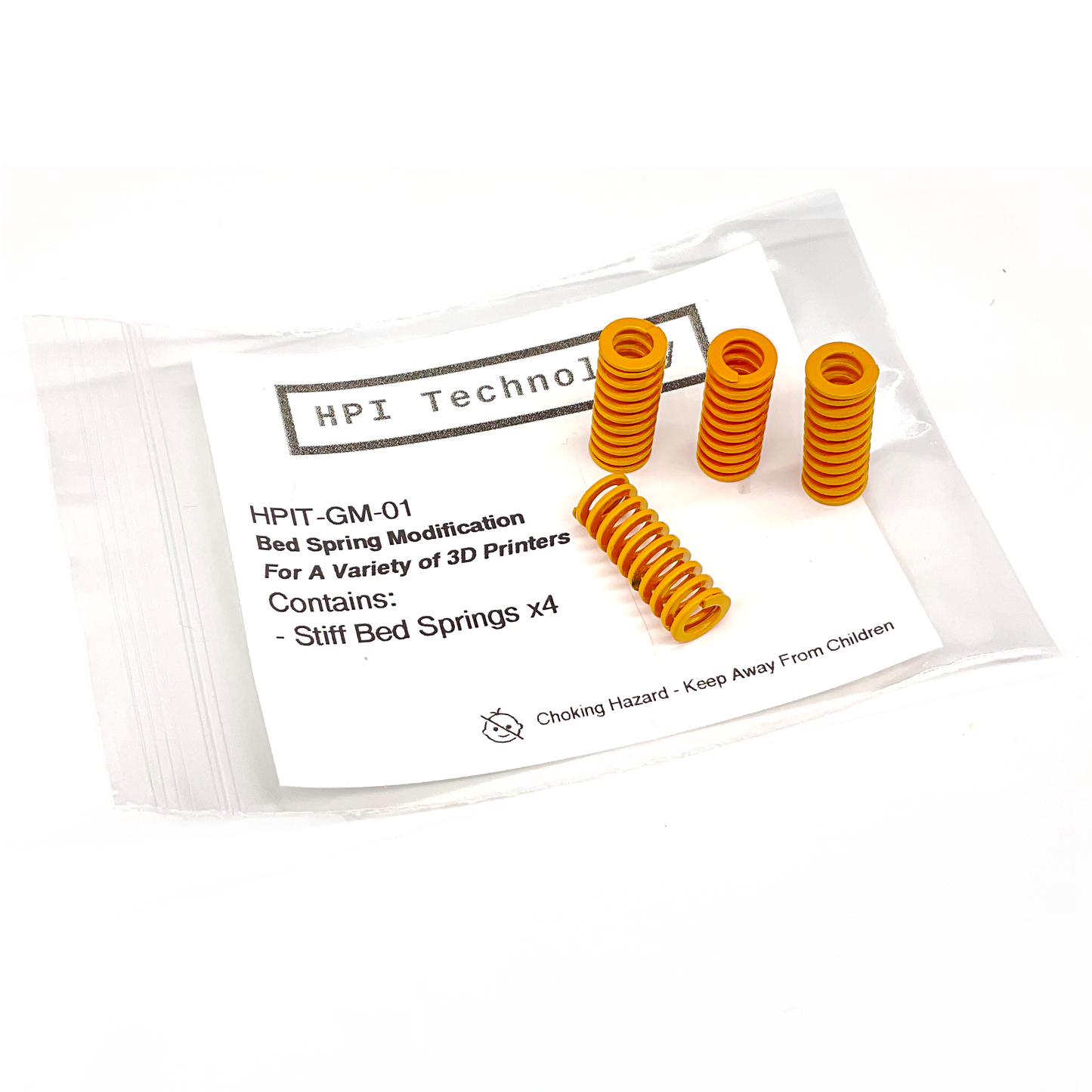 HPI Technology Uprated Bed Levelling Springs for Creality, GeeTech, Anet & Evo Printers