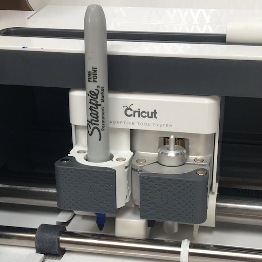 Sharpie Marker Pen Holder/Adapter for Cricut Maker, Air, Air 2 & Explore - 3 Pack