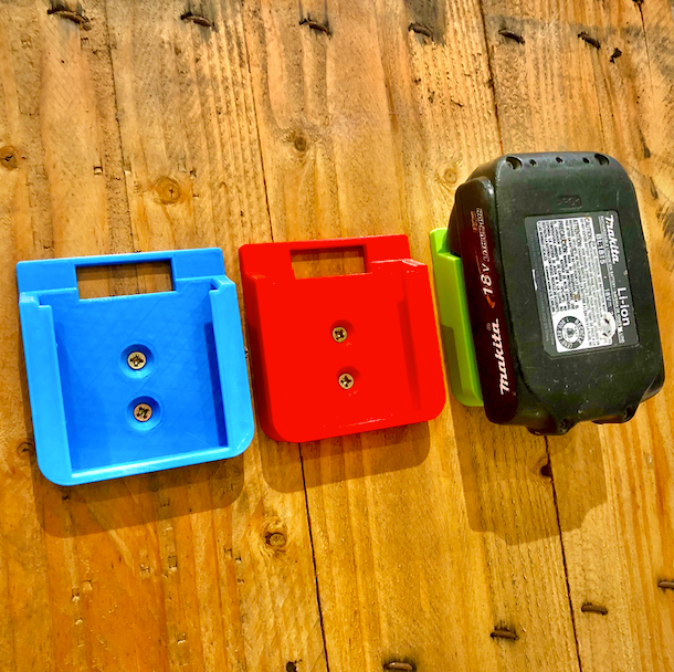 Battery Mount/Holder for Makita 18V Batteries