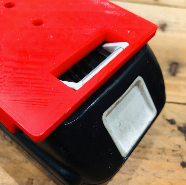 Battery Mount/Holder for Makita 18V Batteries