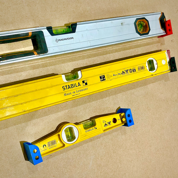 Spirit/Bubble Level Wall Mounting Brackets