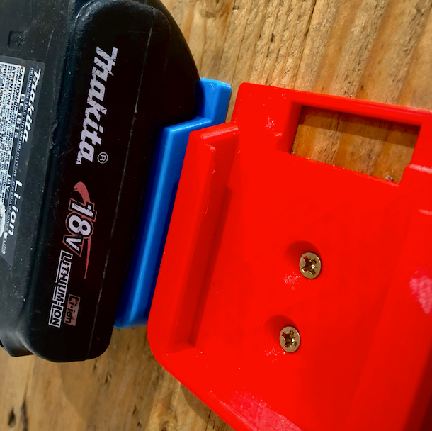  Battery Mount/Holder for Makita 18V Batteries